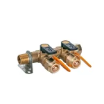 סעפת 2 יציאות 1/2″ × 1/2″ × 1/2″