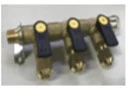סעפת 3 יצאות 1/2*3/8*1/2