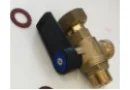 ברז מים רקורד 1/2*1/2 + ברז מים רקורד 1/2*1/2 ברז גז רקורד 1/2*1/2