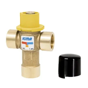 Thermostatic valve c45 three way icma