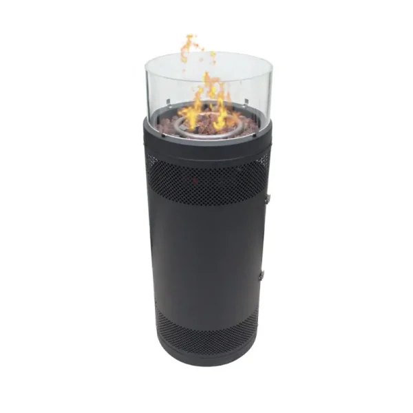 Gas patio heater spherical