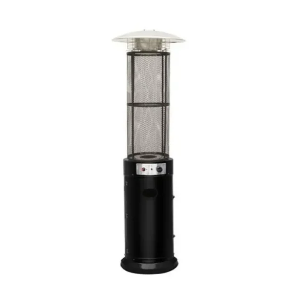 Spherical gas patio heater black